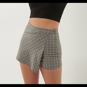 Garage Plaid Skort